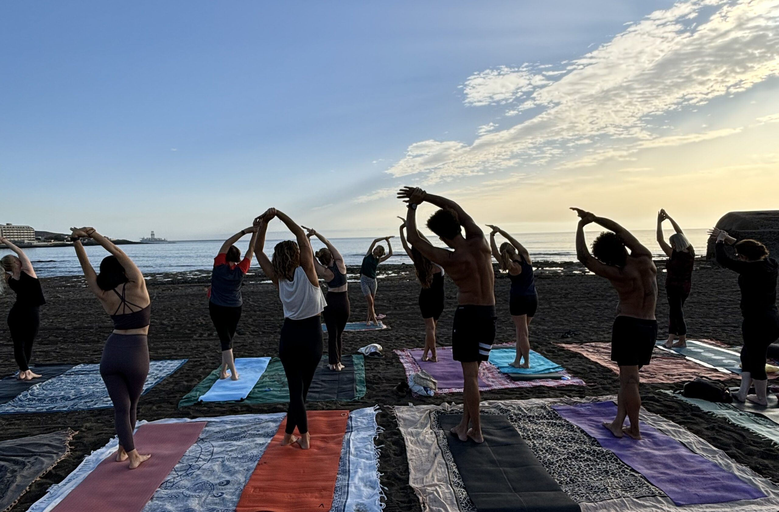 yoga on the beach Tenerife south, top activity