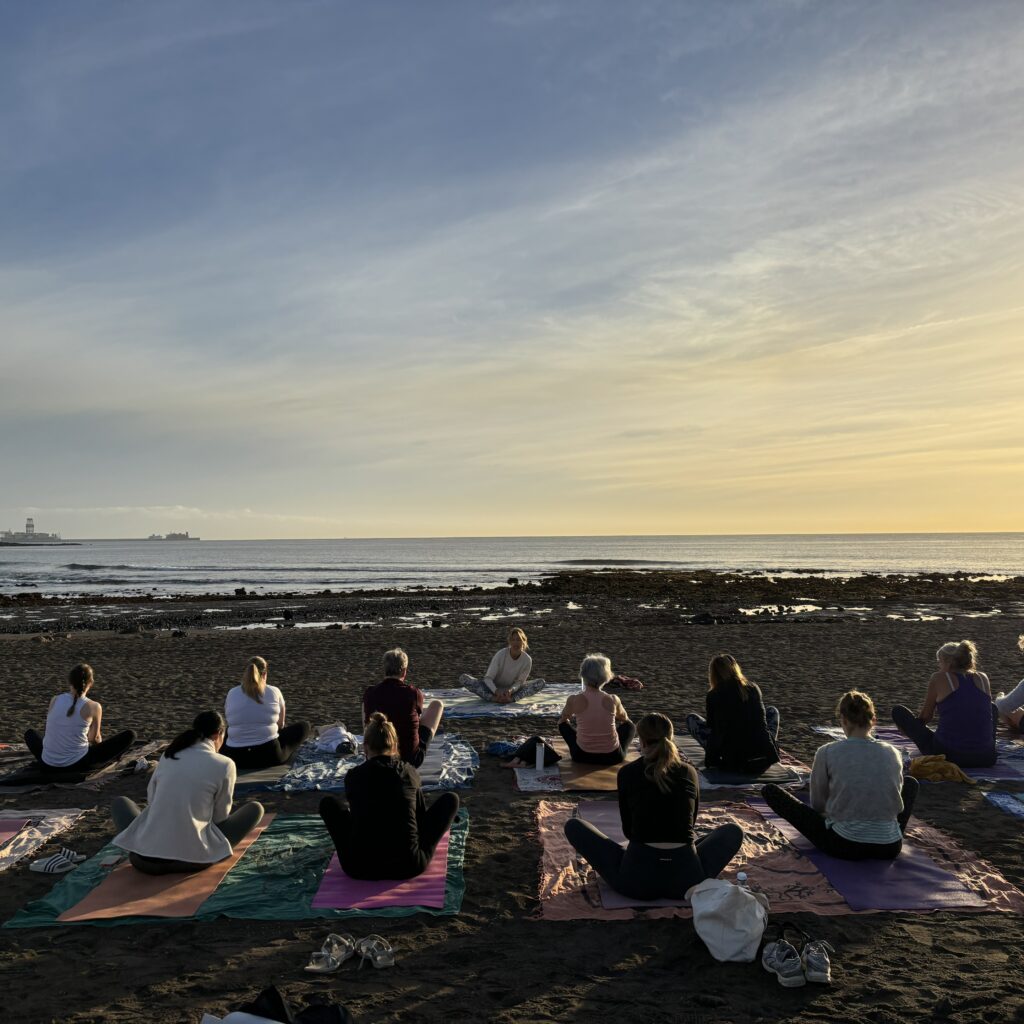 morning yoga in El Médano